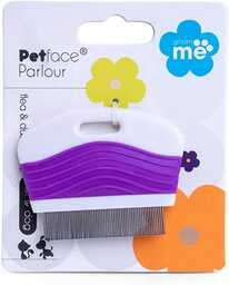 Petface Grzebień pchli i kurzu dla kotów/psów biały