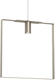 Wisząca lampa frame ORTIGA 5159 Shilo metalowa platynowa
