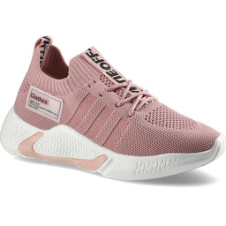 Artiker Różowe Sneakersy Damskie Modne Półbuty