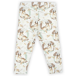Niemowlęce legginsy z motywem leśnym kremowe Nicol,r.74