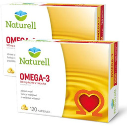 Zestaw Naturell Omega-3, 2 x 120 kapsułek