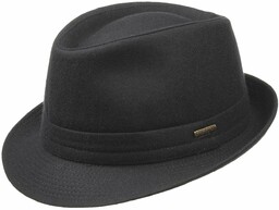 Kapelusz Wełniany Benavides Trilby by Stetson, czarny