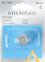 MILWARD Naparstek, srebrny, 18 mm