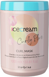 Inebrya Ice Cream Curly Plus, maska do włosów