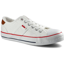 Lee Cooper Białe Trampki Damskie Stylowe Obuwie