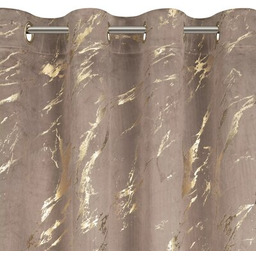 EUROFIRANY Zasłona Molly 140 x 250 cm Brązowy