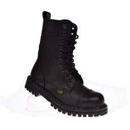 Glany wysokie damskie czarne skórzane oryginalne polskie workery