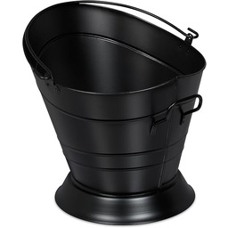 Relaxdays Wiadro na węgiel z uchwytem do noszenia