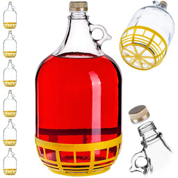 Balon na wino z zakręcanym wieczkiem 5L 6