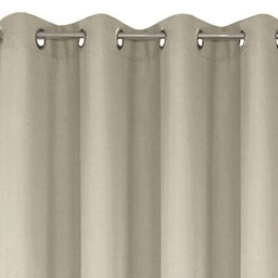 EUROFIRANY Zasłona Rita 140 x 175 cm Ciemnobeżowy