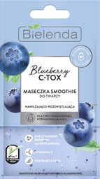 Bielenda Blueberry C-TOX Maseczka Smoothie do twarzy nawilżająco-rozświetlająca