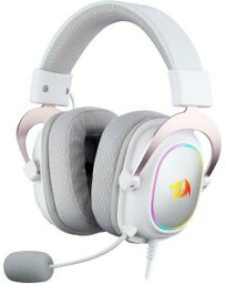 Redragon Zeus-X RGB H510-RGB -biały Nauszne Biało-Różowy Słuchawki