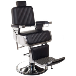 Fotel barberski LUMBER BH-31823 Czarny