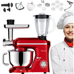 Mikser planetarny LOVIO ChefAssistant Plus LVSTM02PRD czerwony
