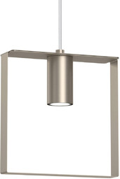 Lampa wisząca kuchenna ORTIGA 5046 Shilo metalowa platynowa