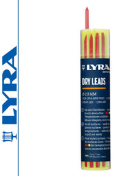 LYRA Wkłady do ołówków DRY - kolor czerwony
