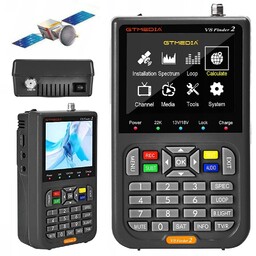 V8 FINDER2 DVB-S2X Cyfrowy Miernik Sygnału Sat-finder LCD