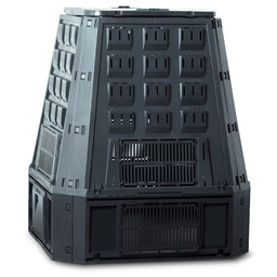 Kompostownik ogrodowy Evogreen 630L czarny