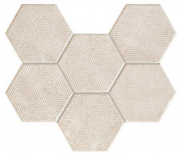 TUBĄDZIN Mozaika ścienna Sfumato hex 28,9x22,1 Mozaika ścienna