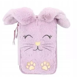 Piórnik potrójny z wyp Astrabag Fluffy Bunny Astra.