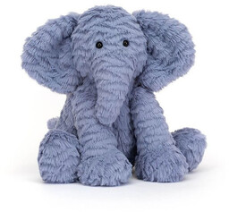 MASKOTKA PLUSZOWA JELLYCAT Słonik Fuddlewuddle NIEBIESKI 23 cm