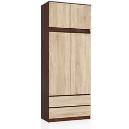 Elior Szafa z drążkiem i półkami wenge +