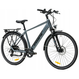Rower elektryczny Indiana E-Trekking M20 28 cali Grafitowo-czarny