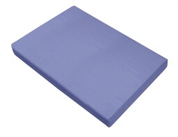 Greno Prześcieradło bawełniane 220x210 błękitne bez gumki Bielbaw