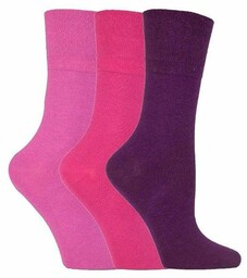 Gentle Grip 3PACK Skarpety Damskie DLA DIABETYKÓW