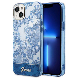 Etui iPhone 14 Plus Guess niebieskie