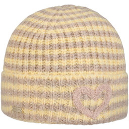 Czapka z Mankietem Twotone Knit by Seeberger, żółty