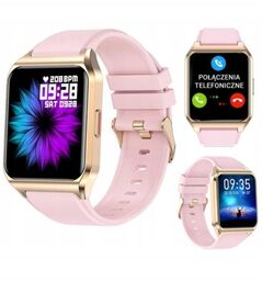 Smartwatch Rubicon RNCE89 Różowy Termometr Call Rozmowy