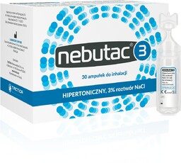 Nebutac 3 Hipertoniczny roztwór chlorku sodu do inhalacji,