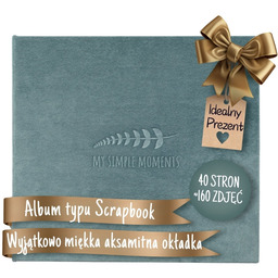 Album do Scrapbookingu z Aksamitu - Segregator