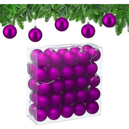 Relaxdays Bombki choinkowe, z tworzywa sztucznego, nietłukące się,