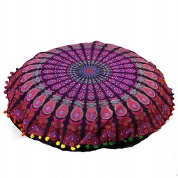 Pufa Medytacja Mandala Joga Łuska Gryki 50 CM