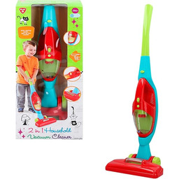 PlayGo 44307 2 w 1 odkurzacz elektryczny, czerwony