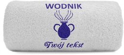 Znak zodiaku Wodnik - Mały Ręcznik z haftem