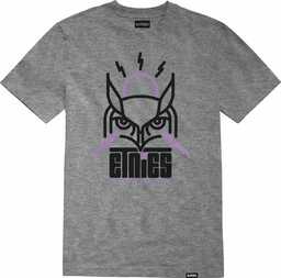 t-shirt męski ETNIES JW OWL TEE Grey/Heather