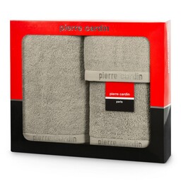 Eurofirany Komplet ręczników w pudełku Evi 3cz. beżowy