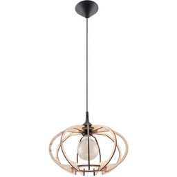 Lampa wisząca MANDELINO naturalne drewno SL.0392 - Sollux