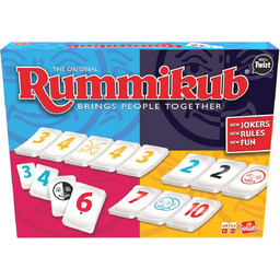 Rummikub Twist gra planszowa rodzinna dla 2-4 graczy