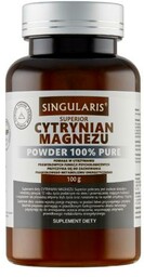 SINGULARIS Cytrynian magnezu Powder 100%, 100g