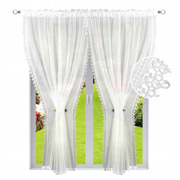 Firana Gotowa 300x230 Firany Firanka Biała Z Gipirą