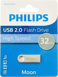 PHILIPS USB 2.0 32 GB Moon Vintage srebrny