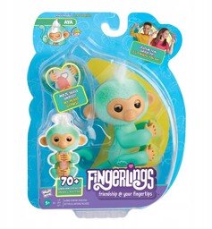 Małpka Fingerlings Ava seledynowa