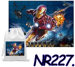 PUZZLE 120 EL. UKŁADANKA PREZENT IRON MAN AVENGERS