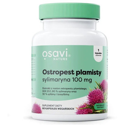 OSAVI Ostropest Plamisty, Sylimaryna 100mg suplement diety 60