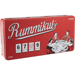 Rummikub gra rodzinna w puszce retro 15 cm