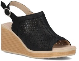 Sandały damskie na obcasie skóra Filippo DS6053/24-36